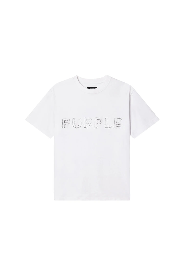Purple Crystal Tee (White)