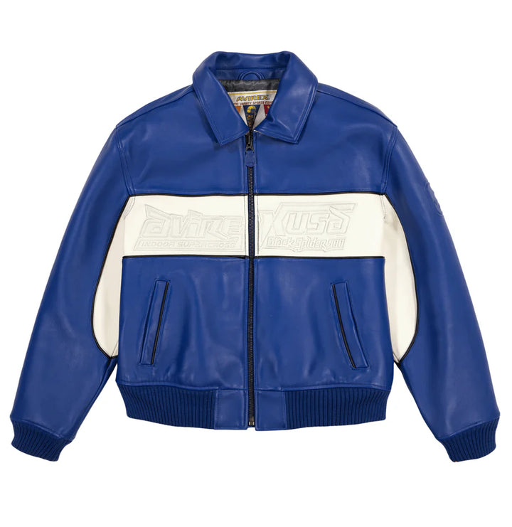 Avirex Spider Racing Jacket (Blue)