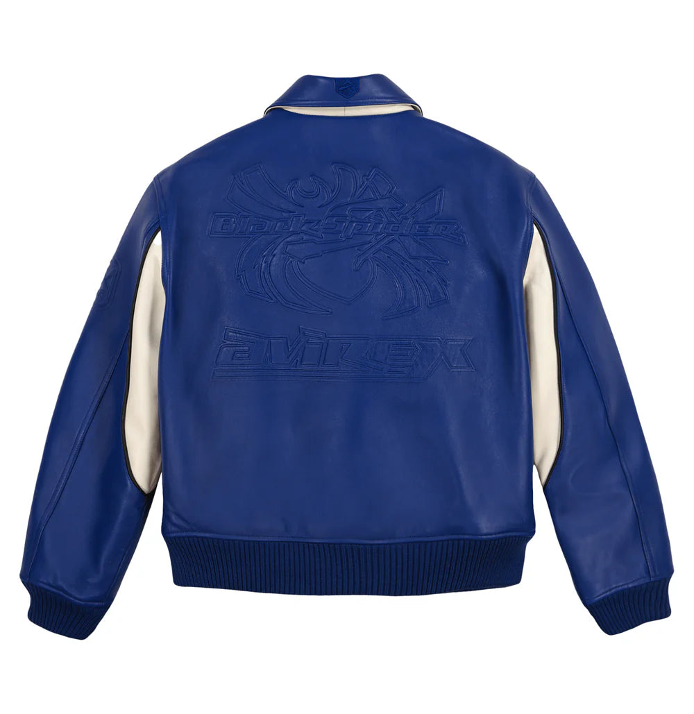 Avirex Spider Racing Jacket (Blue)