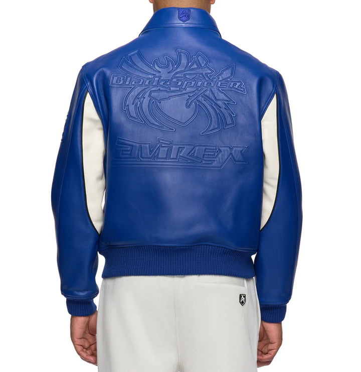 Avirex Spider Racing Jacket (Blue)
